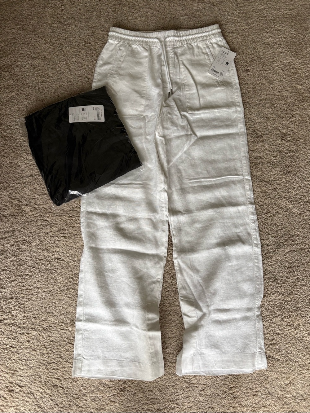 Athleta Retreat Wide-Leg Linen Pants
